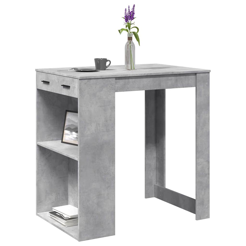 Bartisch Weiß 102x70x103,5 cm Holzwerkstoff
