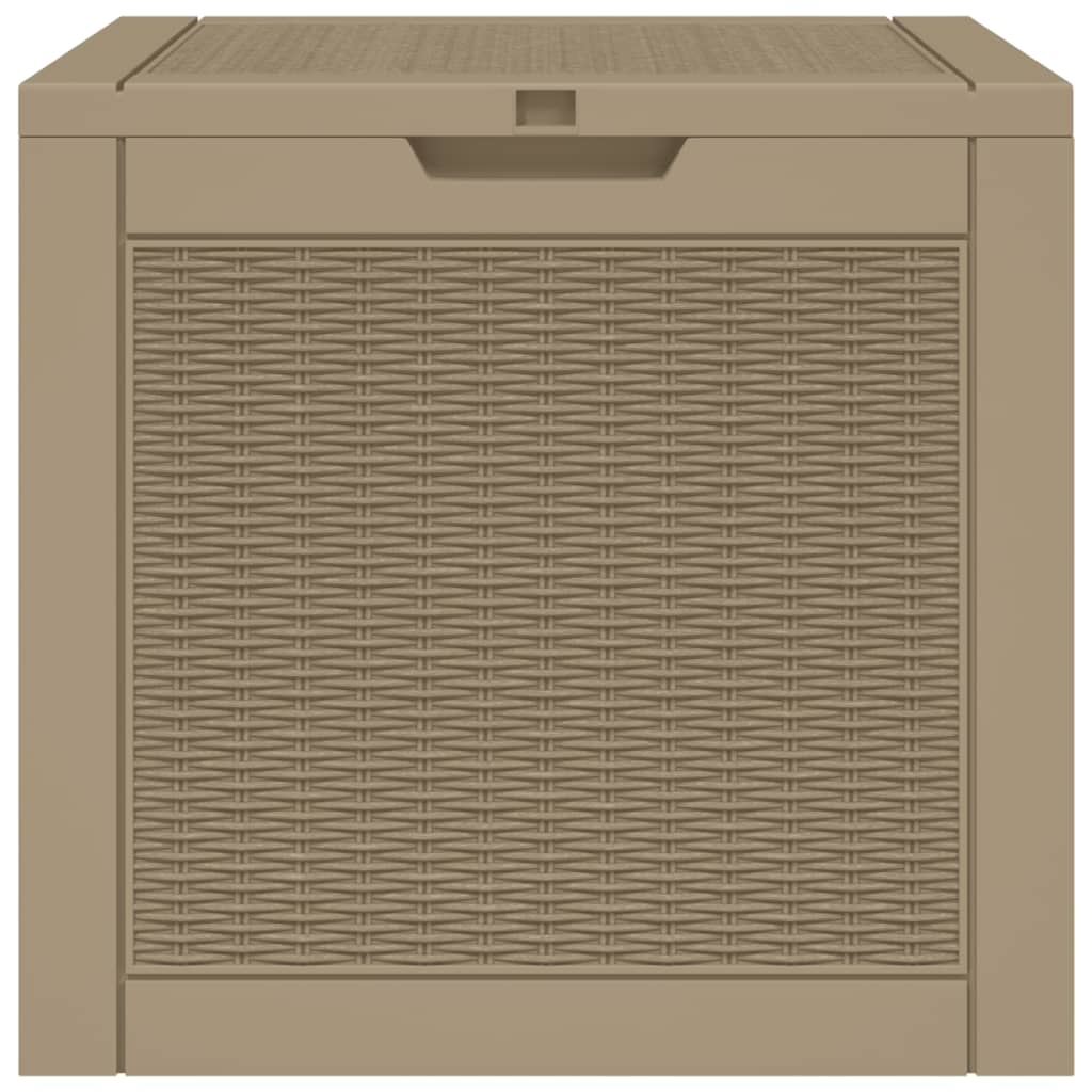Gartenbox Schwarz 55,5x43x53 cm Polypropylen