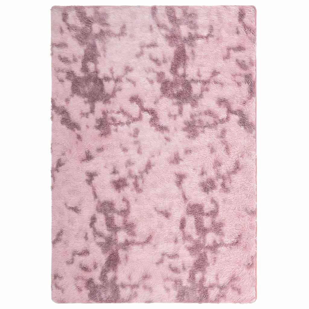 Teppich Shaggy Hochflor NAVARRA Beige 60x100 cm Polyester