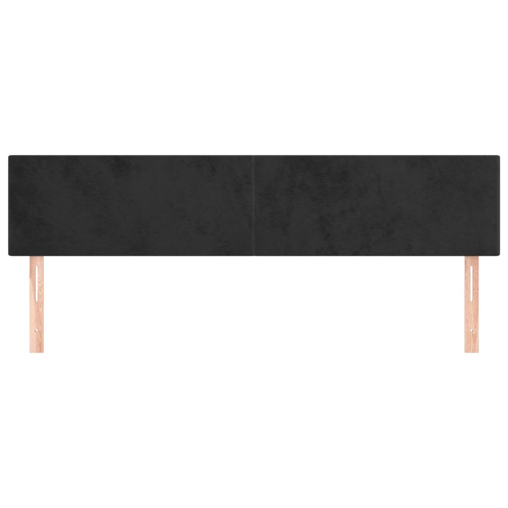 Kopfteil Hellgrau 80x5x118/128 cm Samt