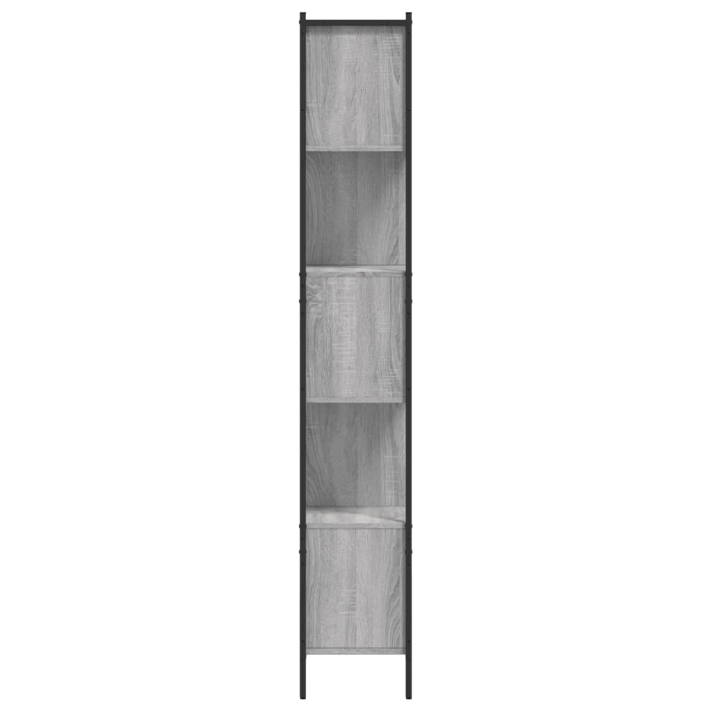 Bücherregal Räuchereiche 102x28x172 cm Holzwerkstoff