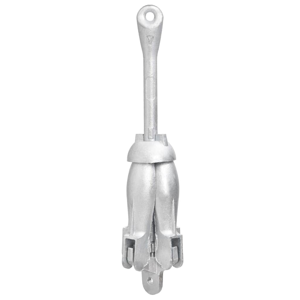 Klappanker Silber 0,7 kg Feuerverzinktes Gusseisen