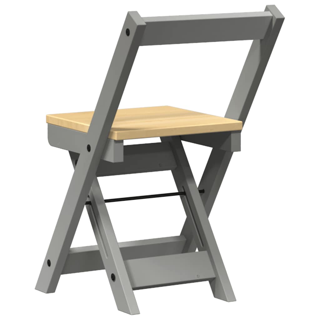 Esszimmerstühle Klappbar 4 Stk. Corona Wachsbraun Massivholz