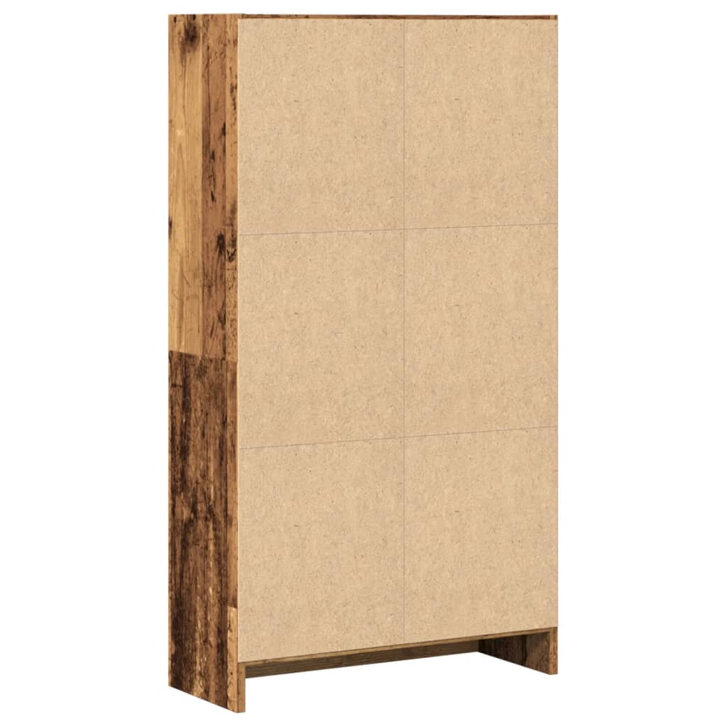 Bücherregal Weiß 40x24x75 cm Holzwerkstoff