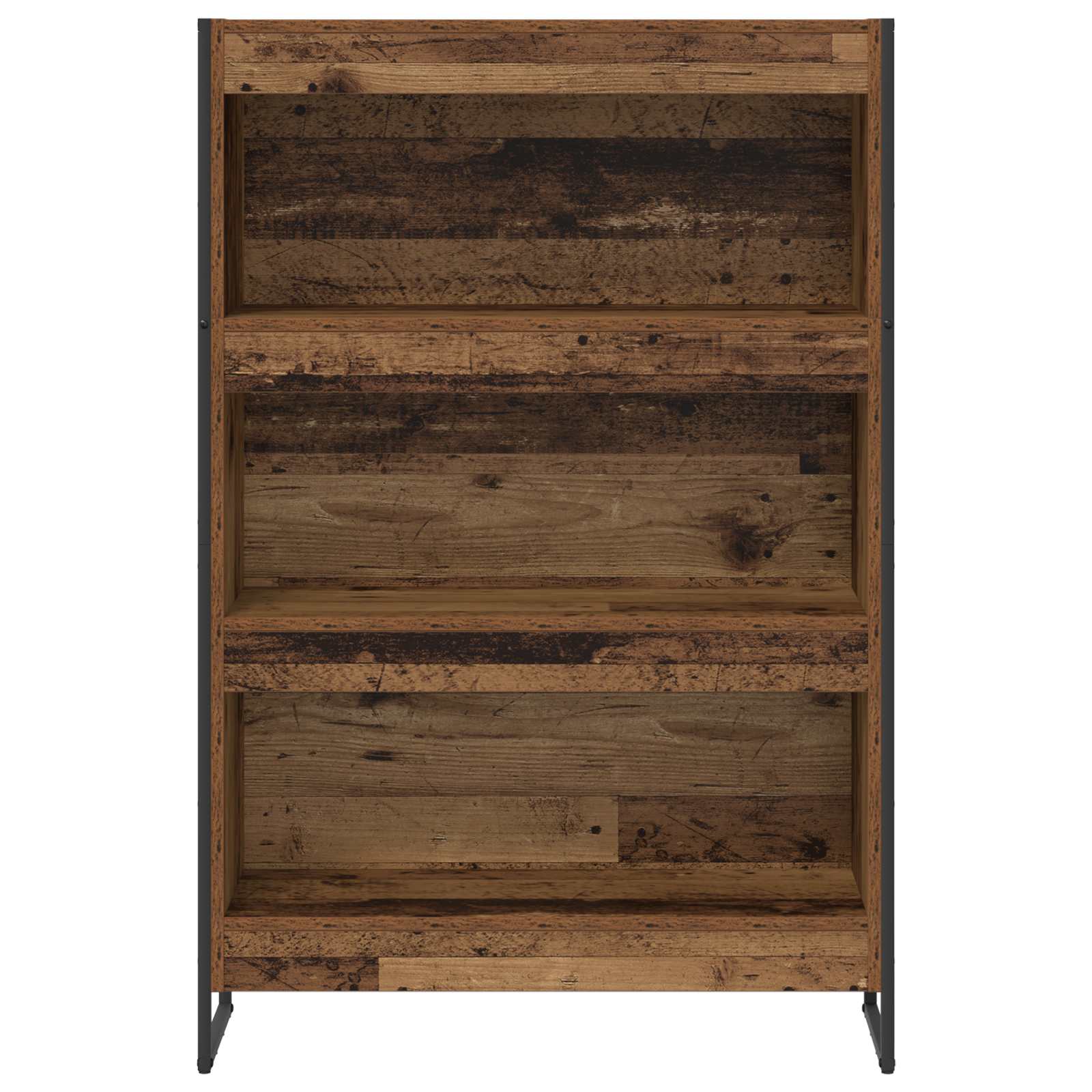 Bücherregal 2 pcs Schwarz Eichen-Optik 60 x 30 x 189,5 cm