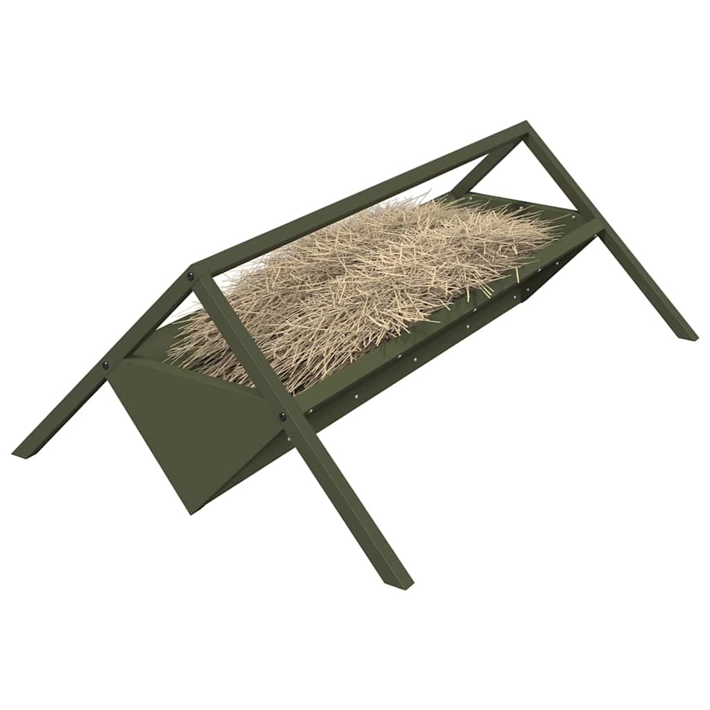 Futtertröge für Nutztiere Schwarz 111 x 76 x 38 cm