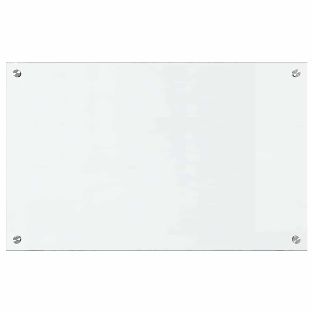 Küchenrückwand 2 pcs Weiß 70 x 40 cm Gehärtetes Glas