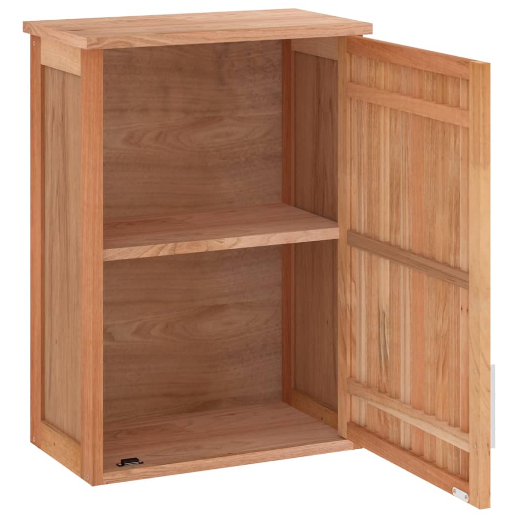 Badschrank 42x29x82 cm Massivholz Nussbaum