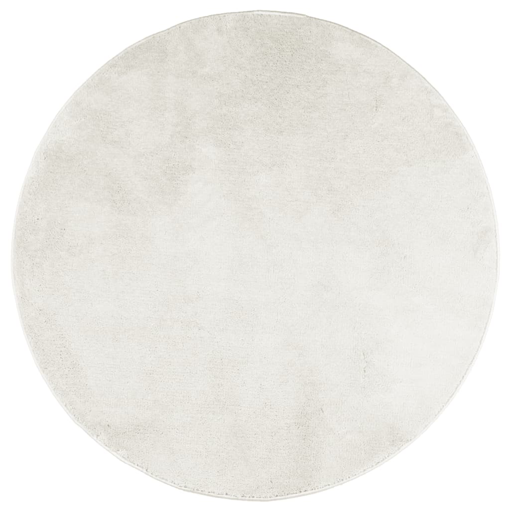 Teppich OVIEDO Kurzflor Anthrazit 120x120 cm