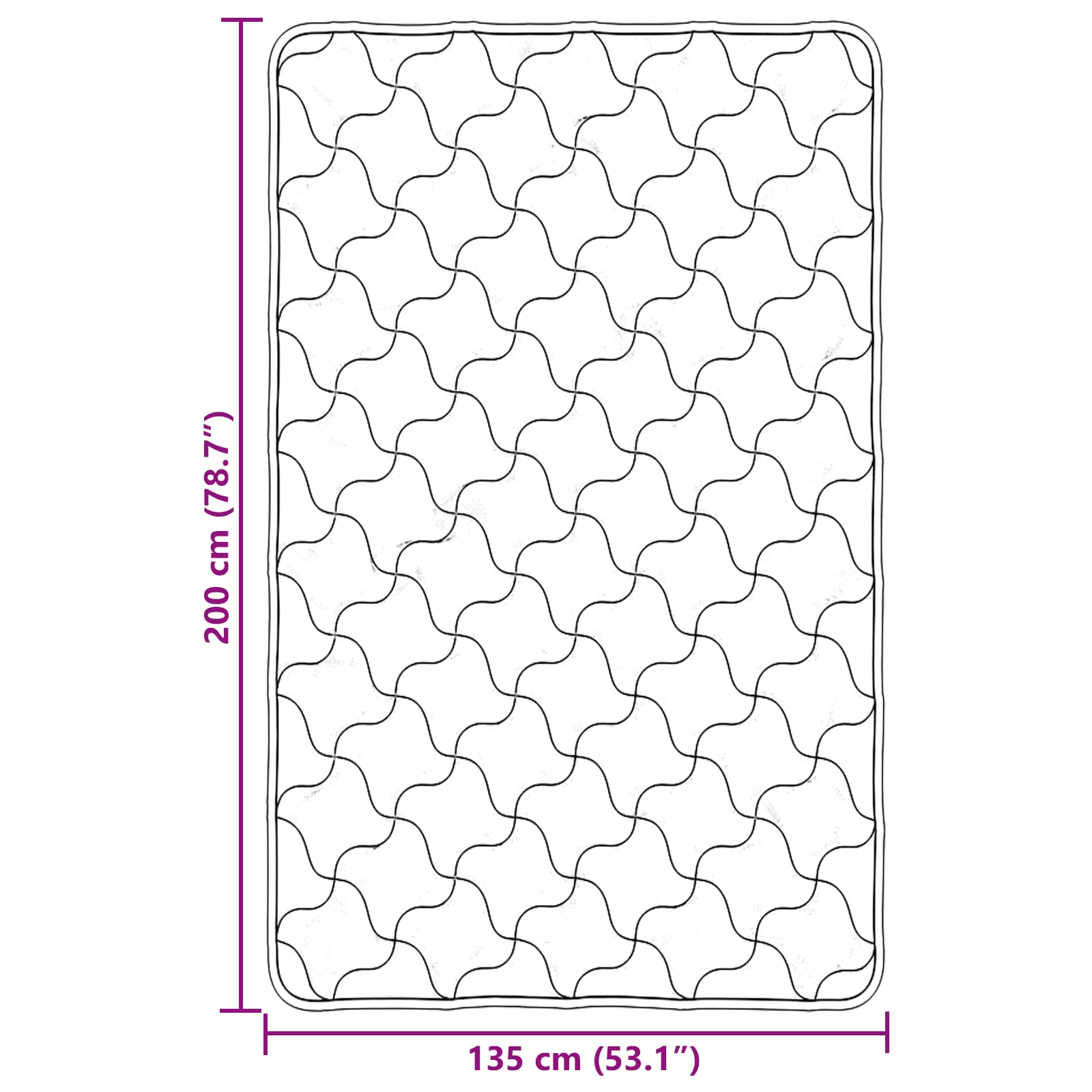 Sommerdecke Anthrazit 135 x 200 cm Mikrofaser und Teddy-Fleece