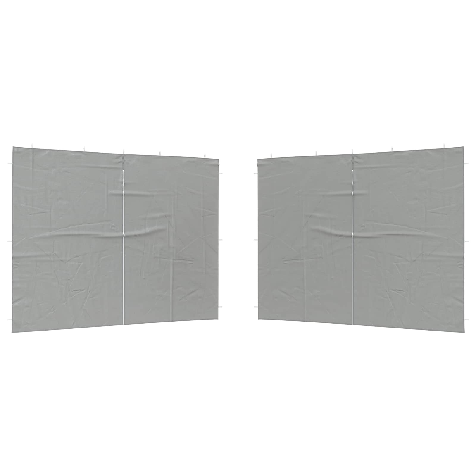 Party Zelt Seitenteil 2 pcs Rot 300 x 195 cm PE und Stahl