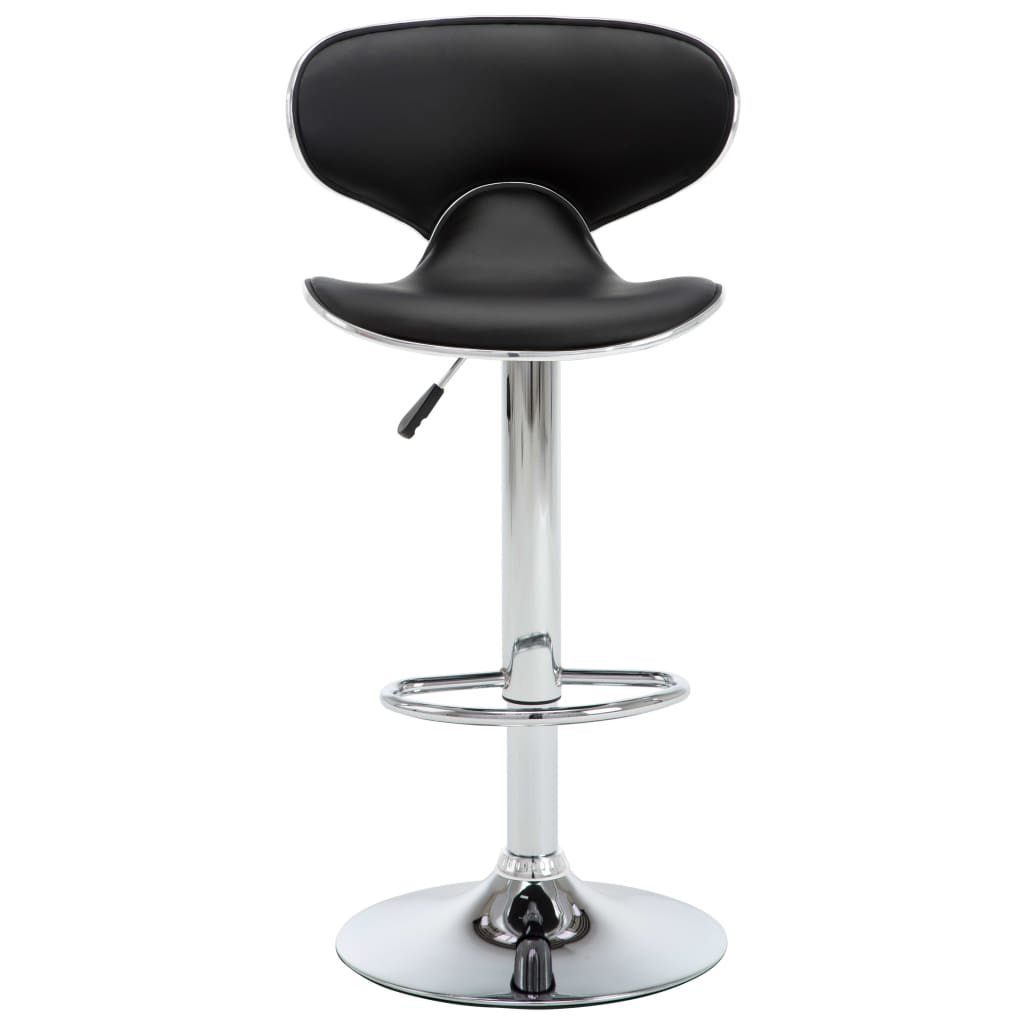 Barhocker 2 Stk. Rot Kunstleder