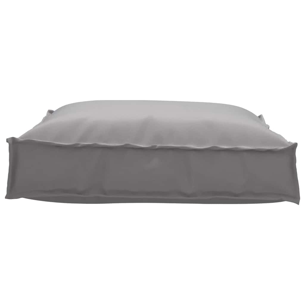 Kissen Anthrazit 70 x 70 x 12 cm Oxford-Stoff