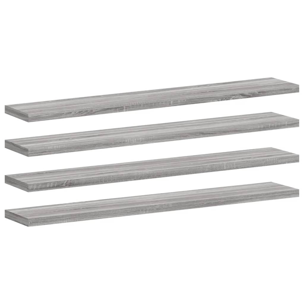 Bücherregal-Bretter 4 Stk. Weiß 40x10x1,5 cm Holzwerkstoff