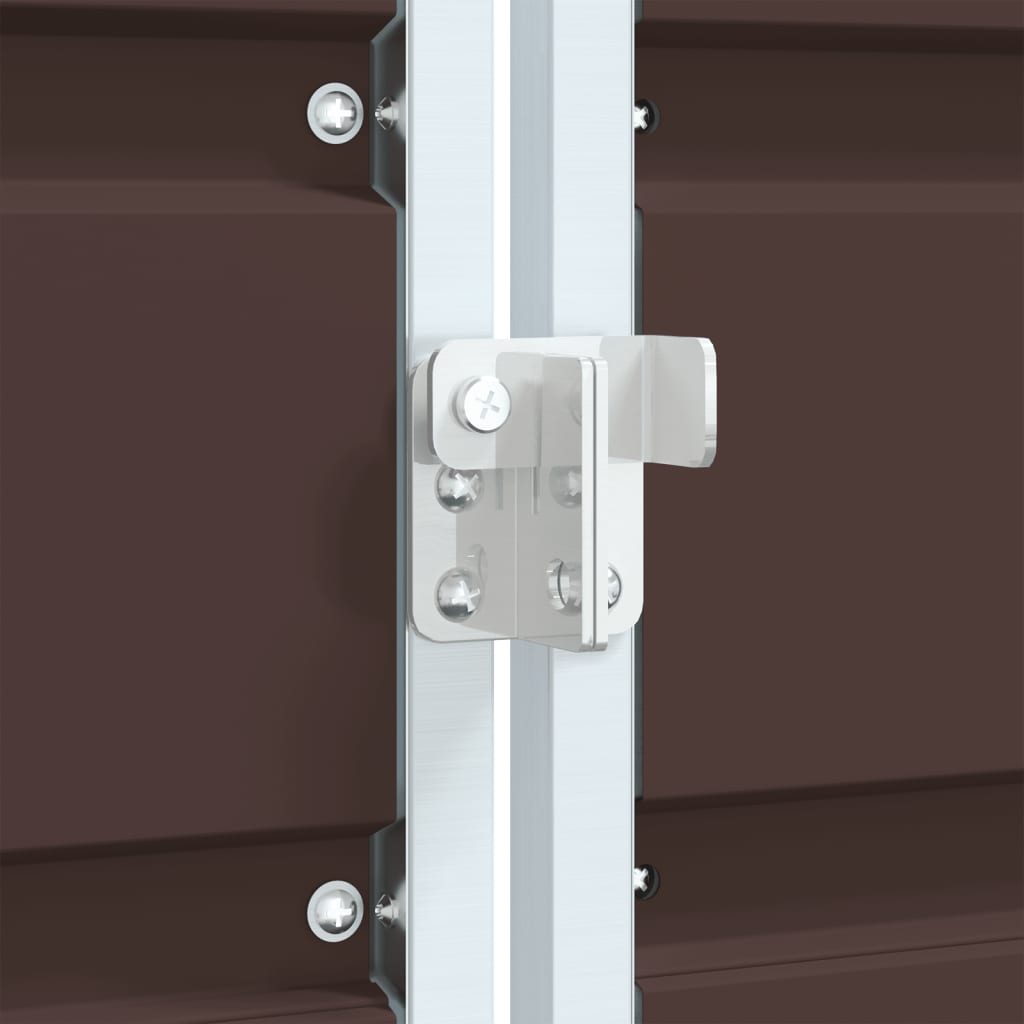Mülltonnenbox für 1 Tonne Grün 72x81x115 cm Stahl
