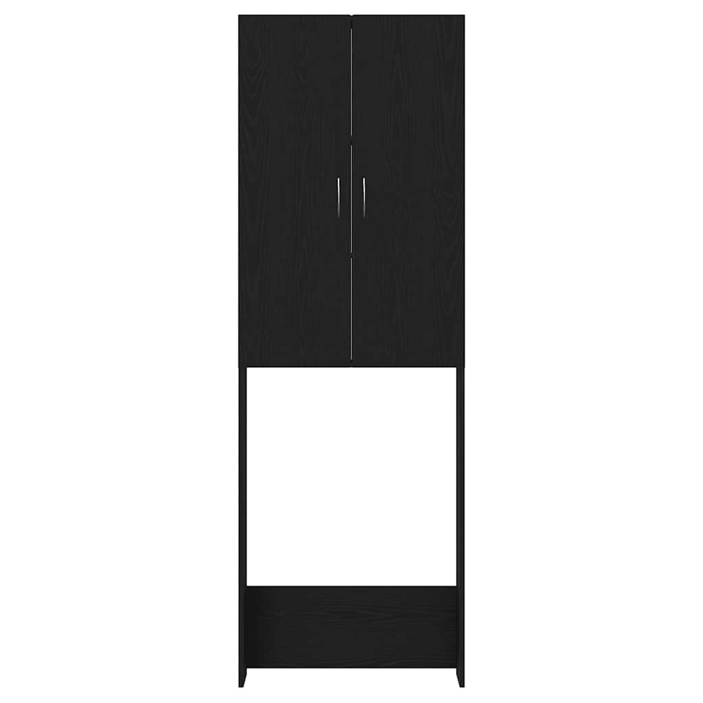 Waschmaschinenschrank Weiß 64x25,5x190 cm