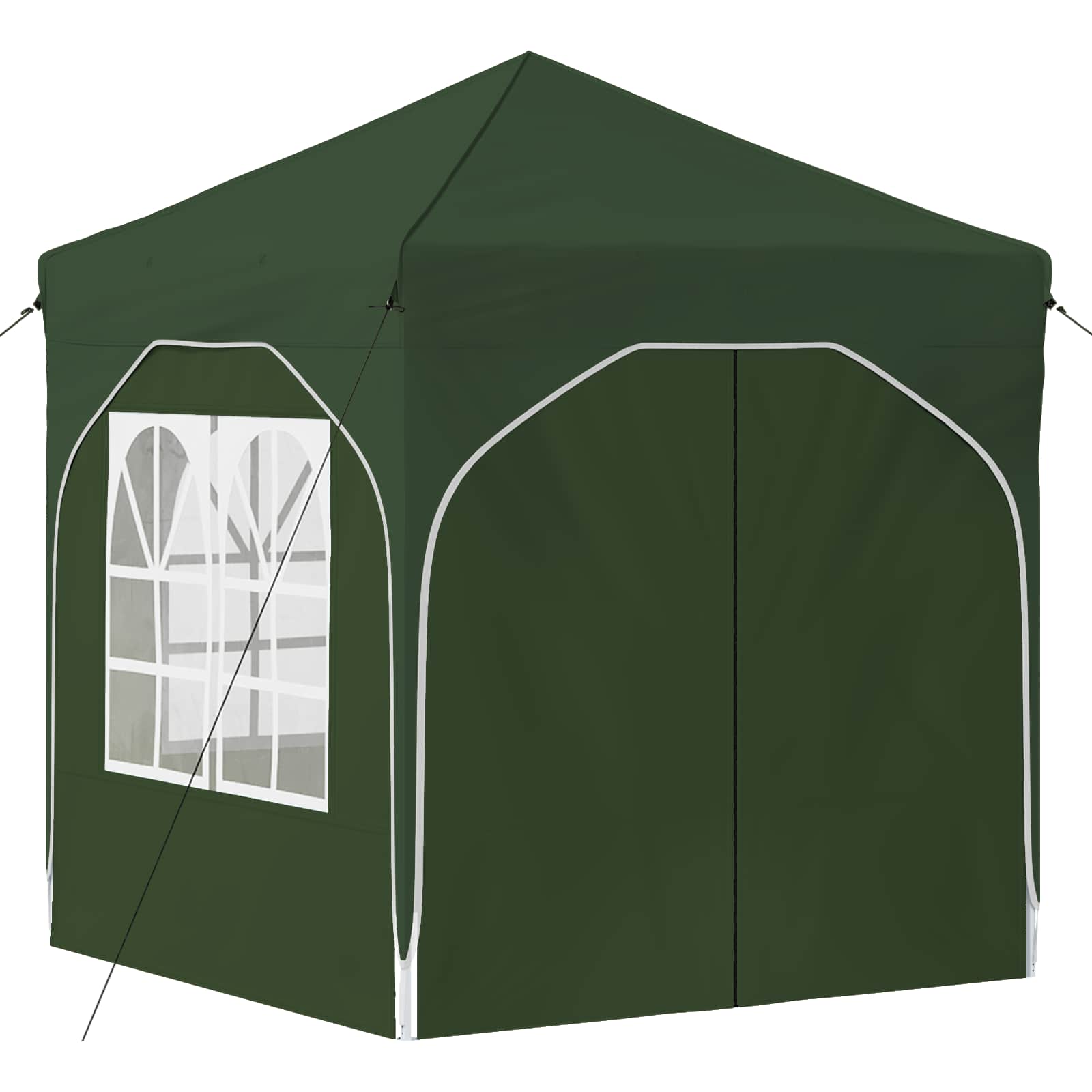 Pop-up Partyzelt 194 x 194 x 245 cm Creme