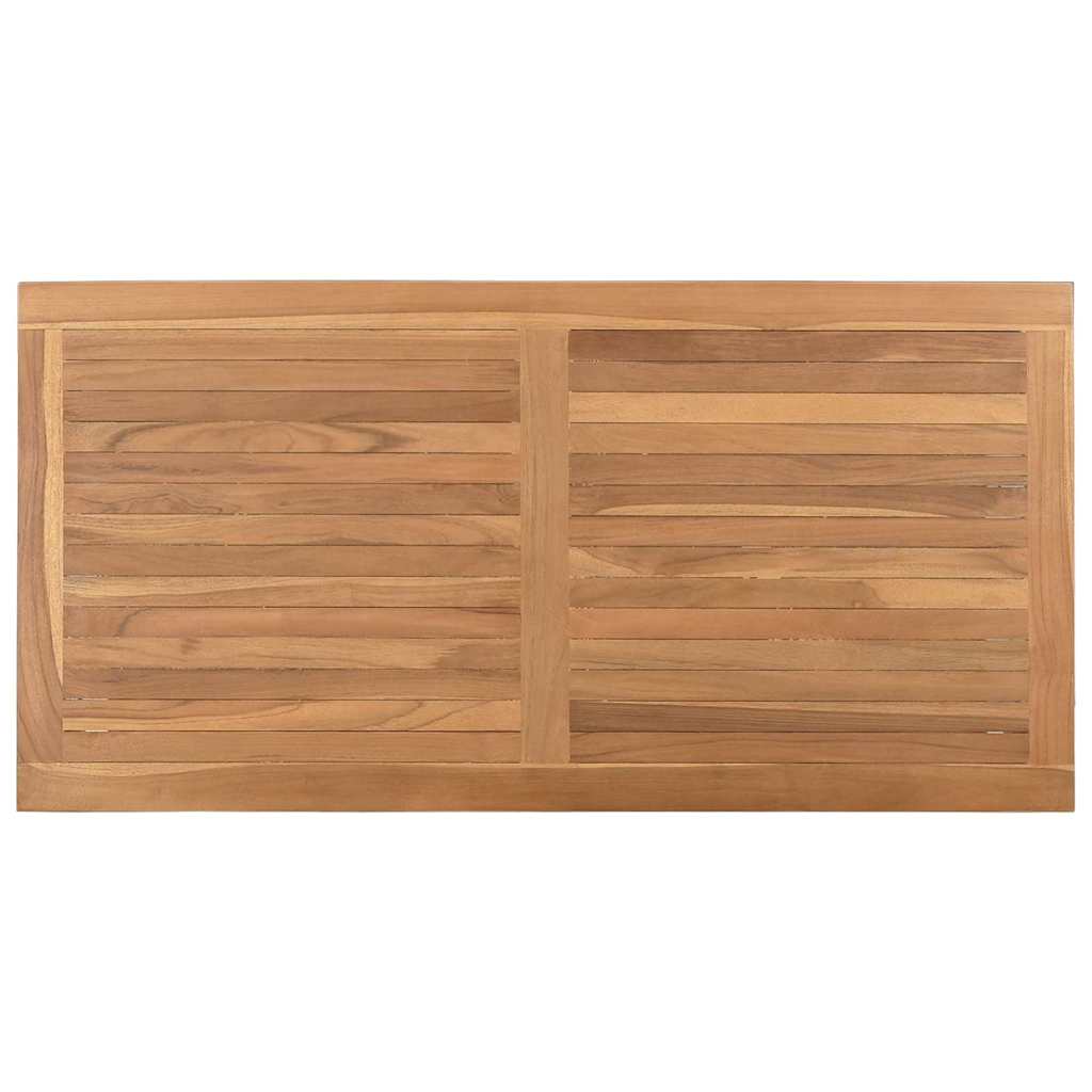 Couchtisch mit Speicher Braun 45 x 45 x 45 cm Massivholz Teak