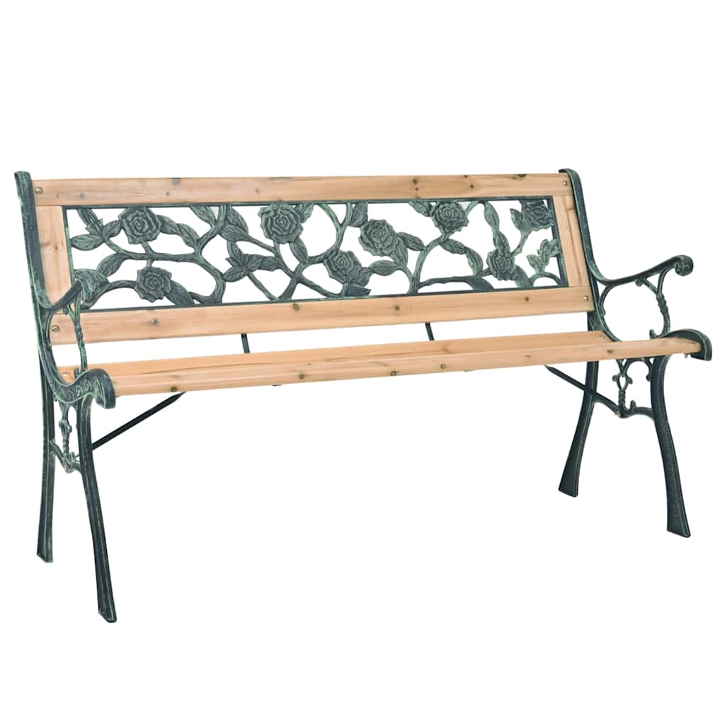Gartenbank 122 cm Massivholz Tanne