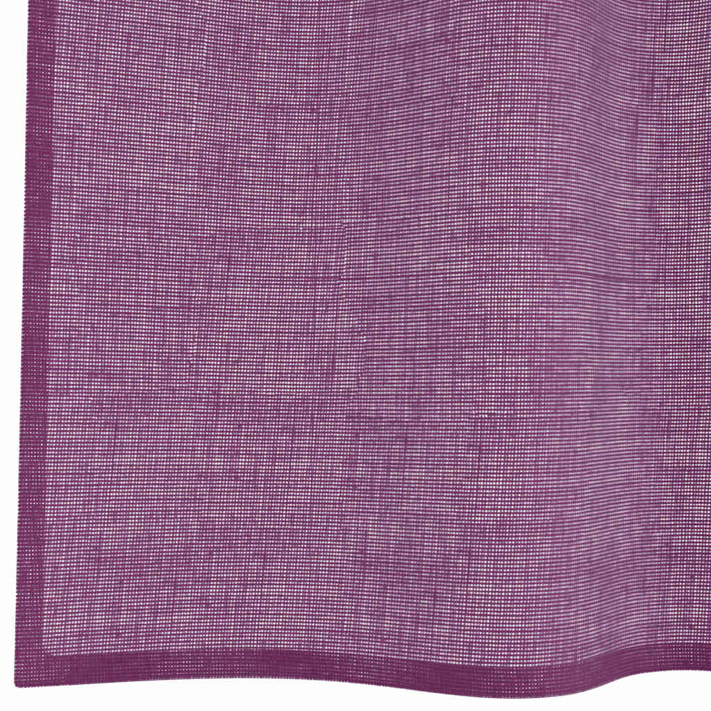 Voile Vorhänge mit Ösen 2 Stk. Apfelgrün 140x140 cm