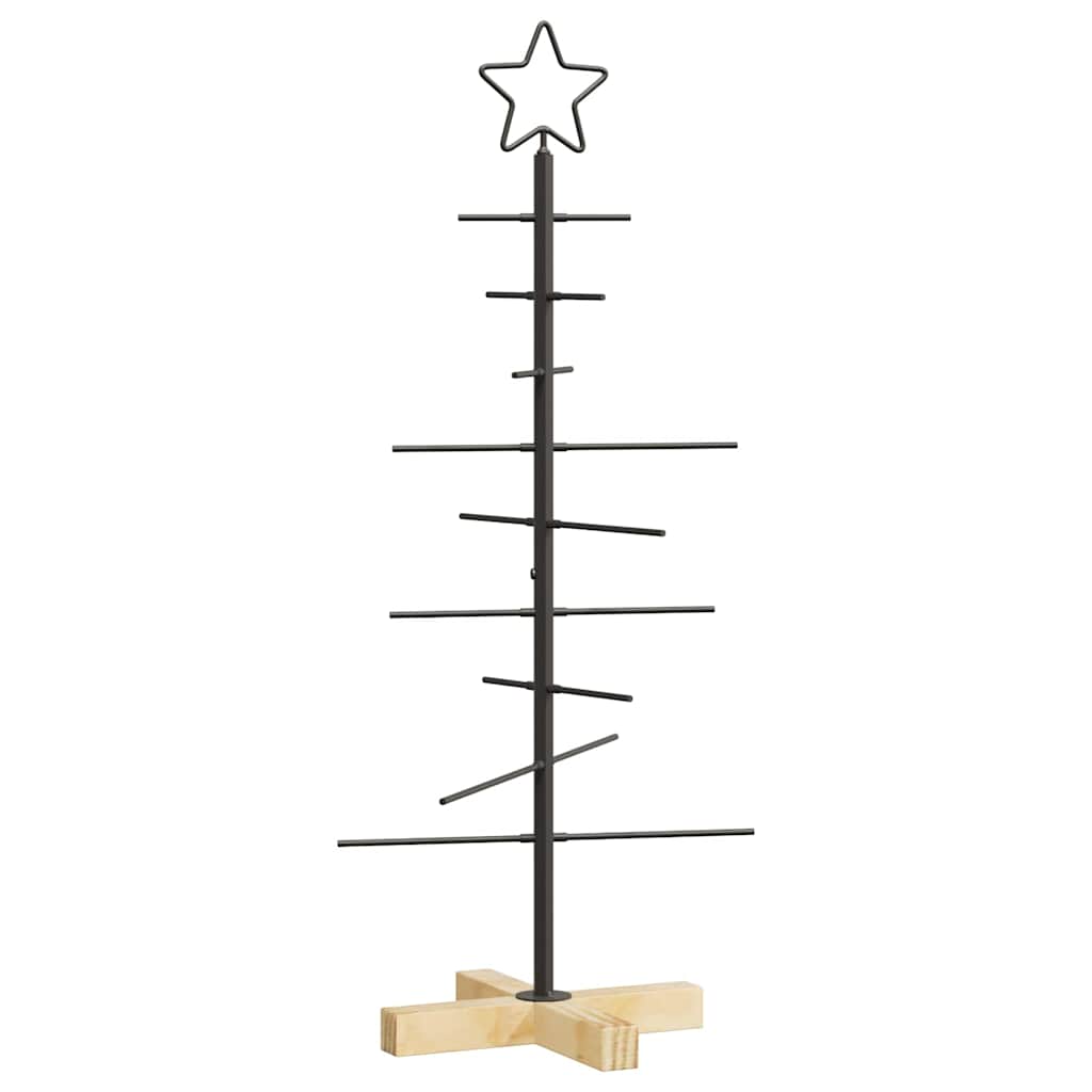 Metall Weihnachtsbaum Schwarz 59,5 cm Pulverbeschichteter Stahl