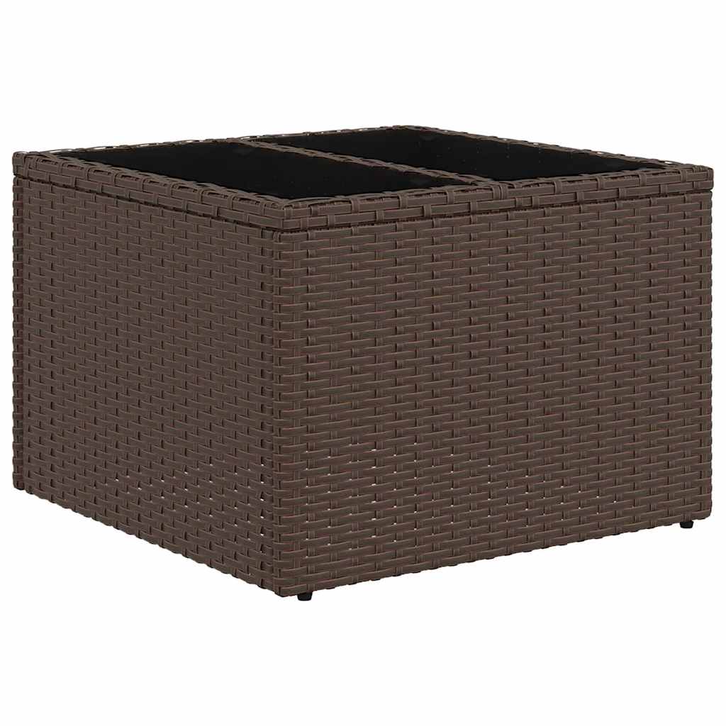 Garten Essgruppe mit Kissen 6 pcs Schwarz und Creme