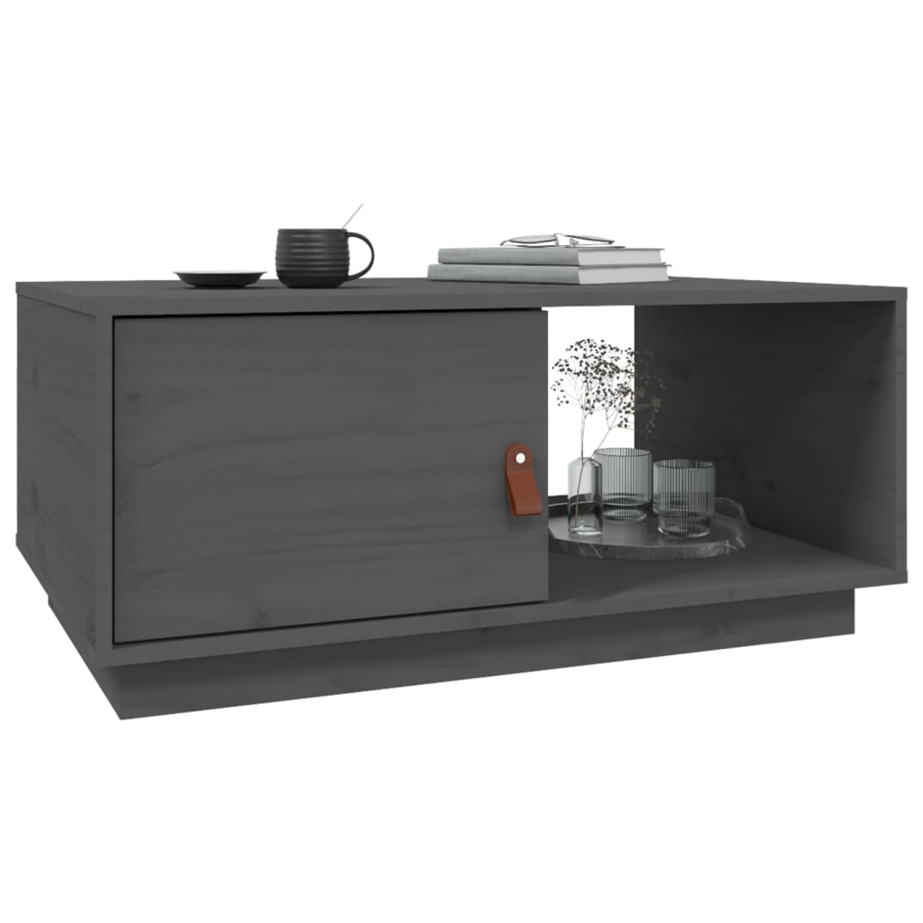 Couchtisch 80x50x35,5 cm Massivholz Kiefer