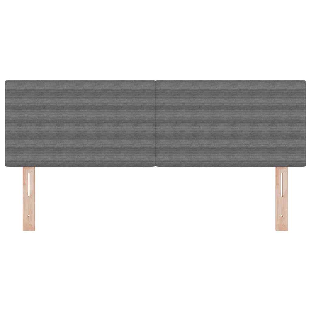 Kopfteil Hellgrau 80 cm Cordstoff