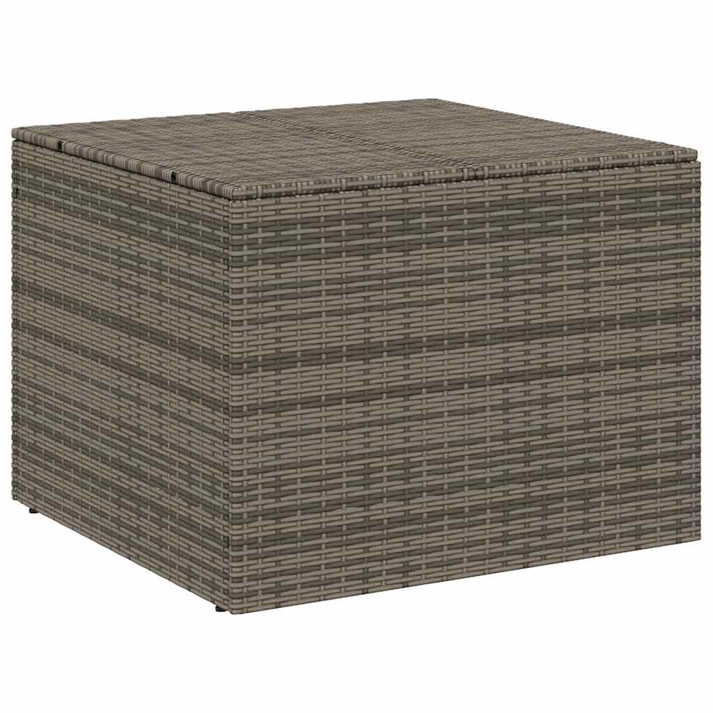 Gartentruhe Schwarz 283L Poly Rattan