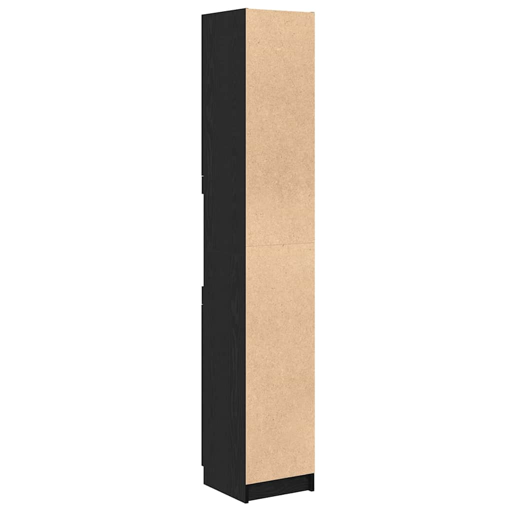 Badschrank Weiß 32x34x188,5 cm Holzwerkstoff