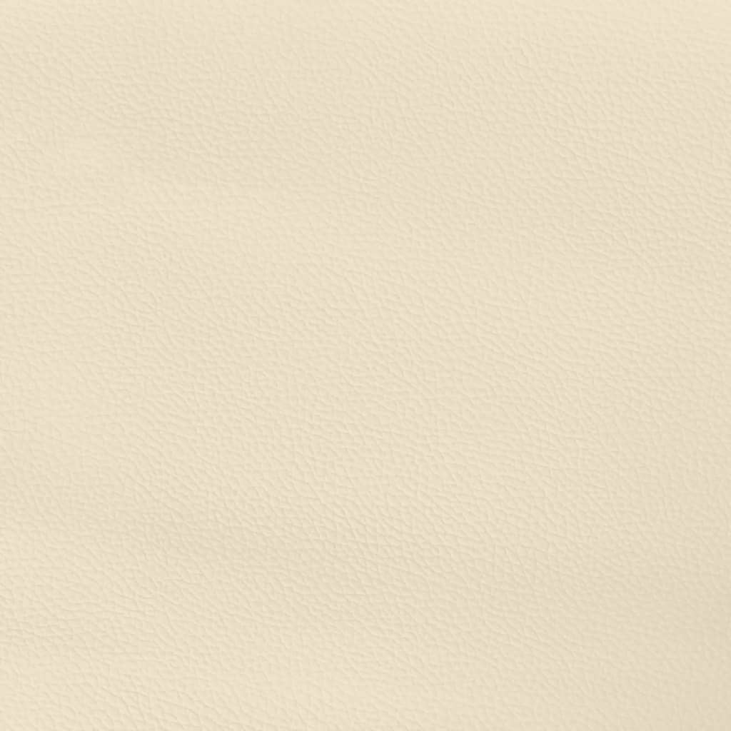Taschenfederkernmatratze Mittel Schwarz 80x200x20 cm Kunstleder