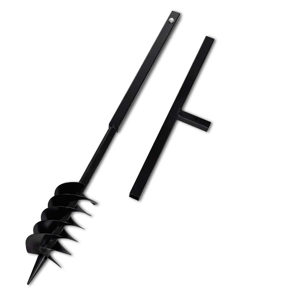 Erdbohrer mit Griff 100 mm Verlängerungsrohr 9 m