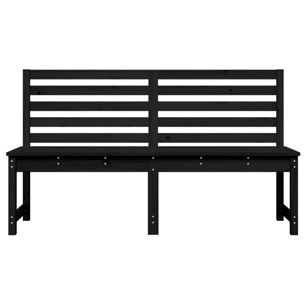 Gartenbank 109 cm Massivholz Kiefer