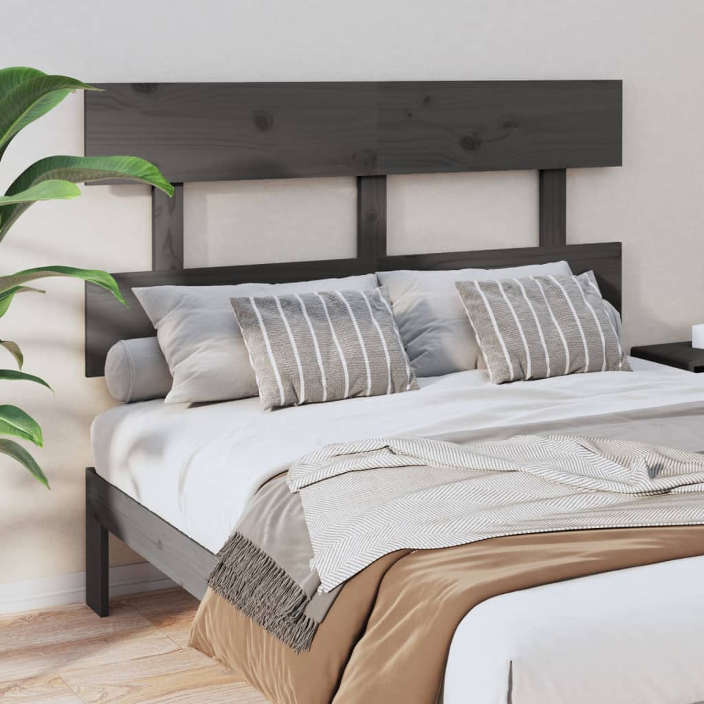 Bett-Kopfteil 78,5x3x81 cm Massivholz Kiefer