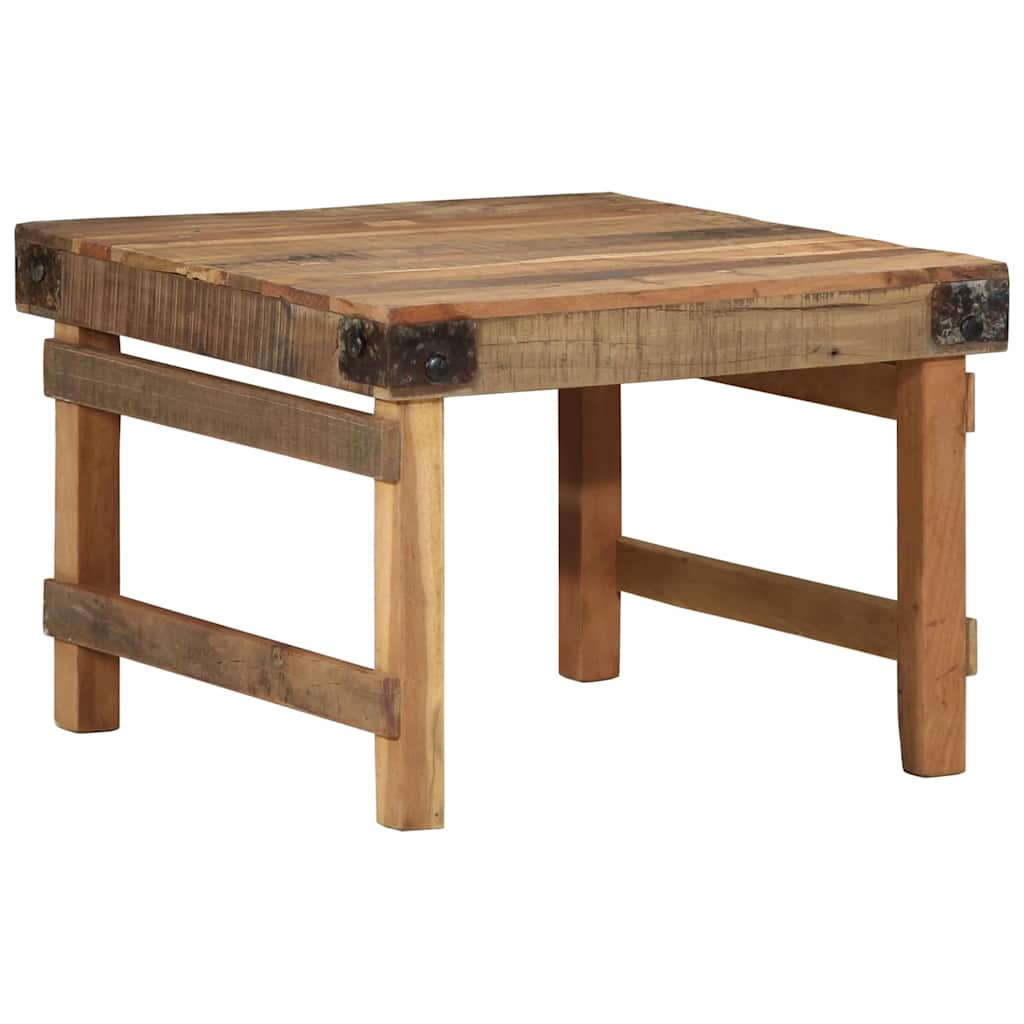 Couchtisch Braun 110 x 55 x 40 cm Massives upgecyceltes Holz