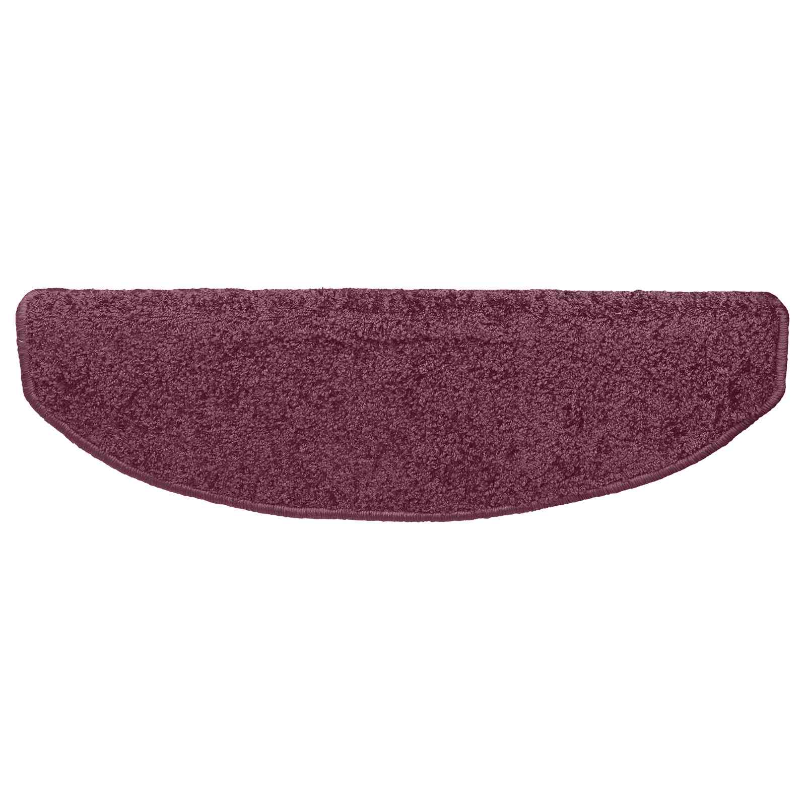 Stufenmatten 15 Stk. 56x17x3 cm Grau Halbrund