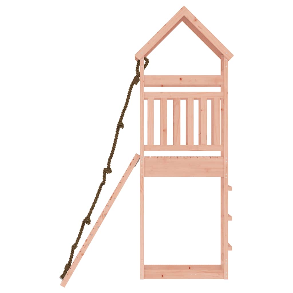 Spielturm mit Kletterwand Massivholz Kiefer