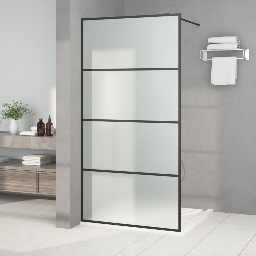 Duschwand für Begehbare Dusche mit Klarem ESG Glas 80x195 cm