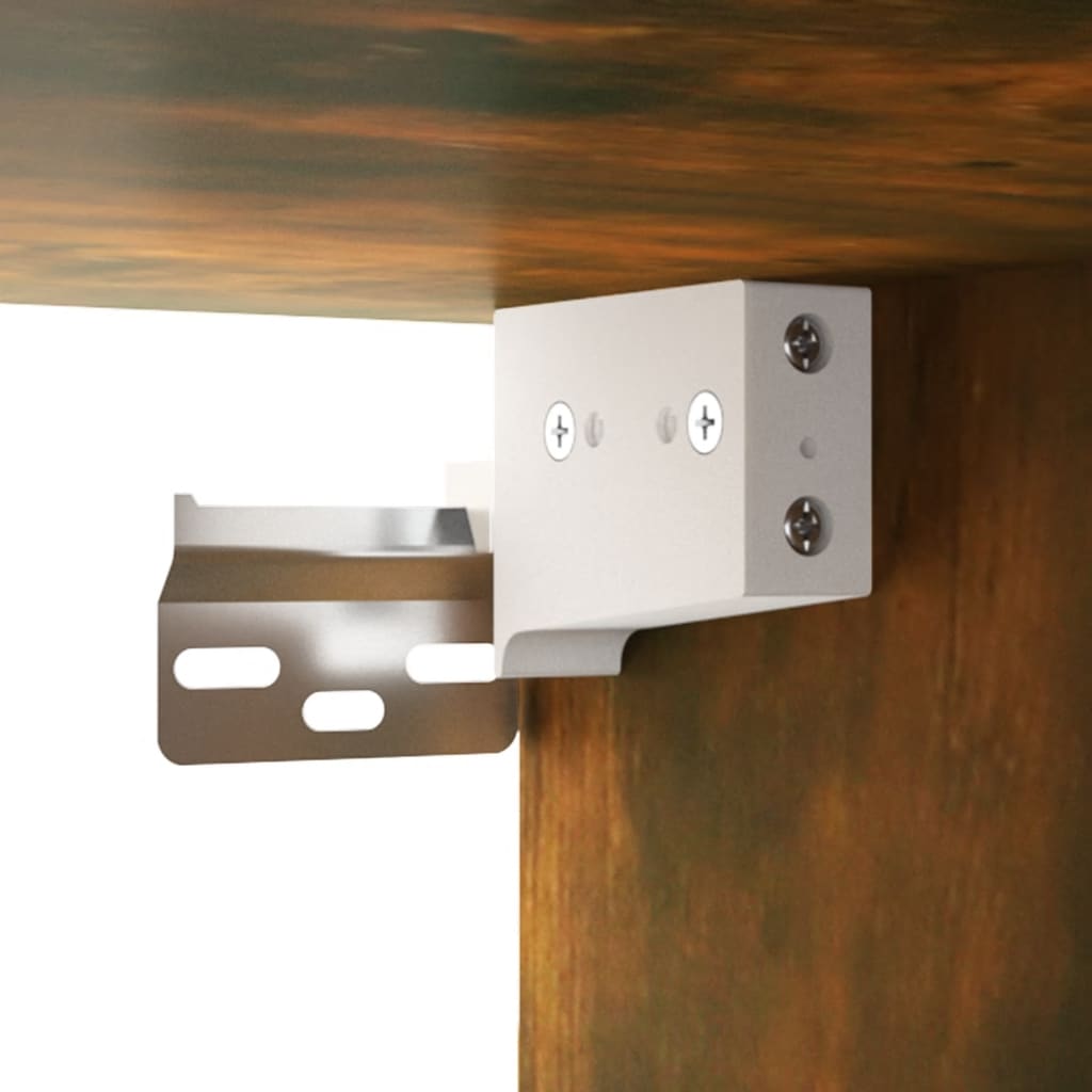 Wandschrank Weiß 80x36,5x35 cm Holzwerkstoff