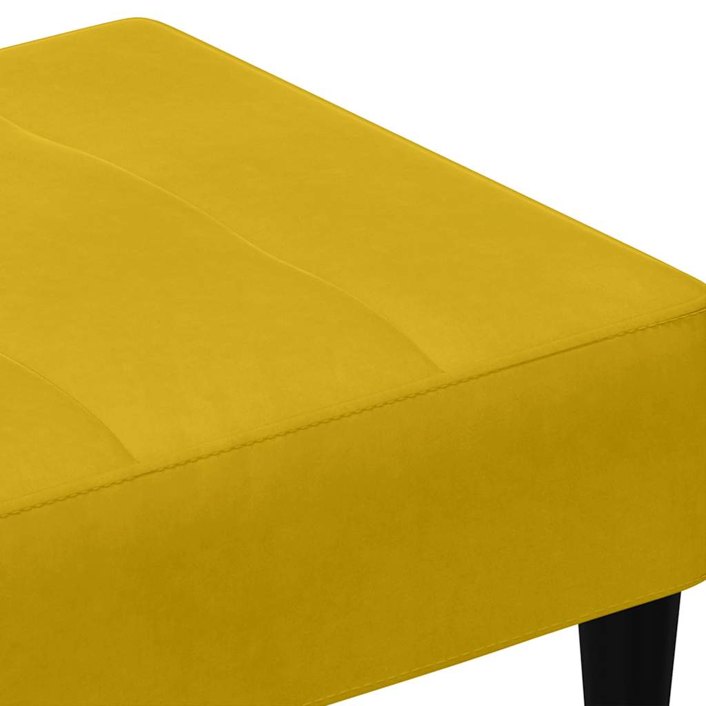 Fußhocker Blau 77x55x31 cm Samt