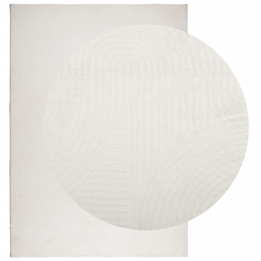 Teppich IZA Kurzflor Skandi-Stil Anthrazit 80x150 cm