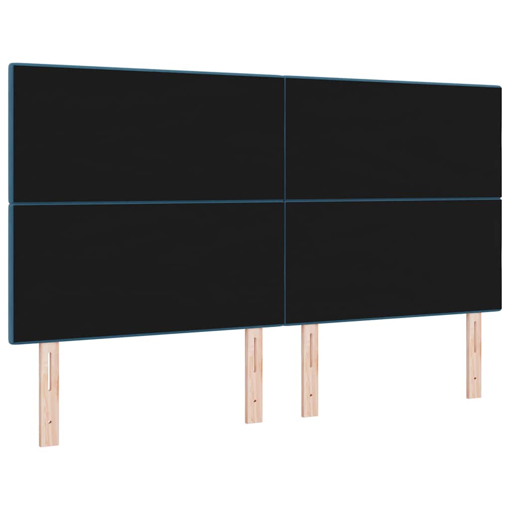 Kopfteil Hellgrau 80 cm Samt