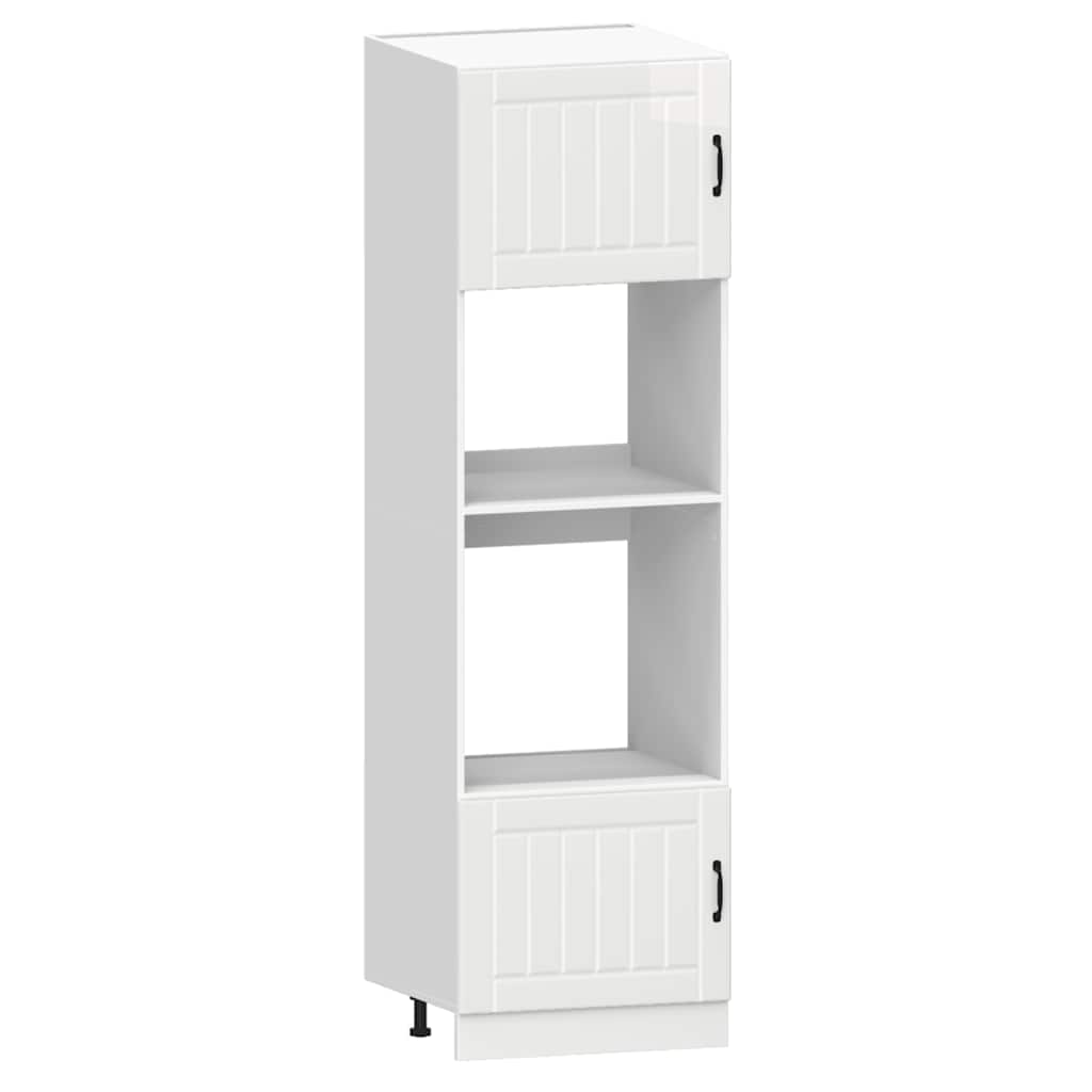 7-tlg. Küchenschrank-Set Kalmar Weiß Holzwerkstoff