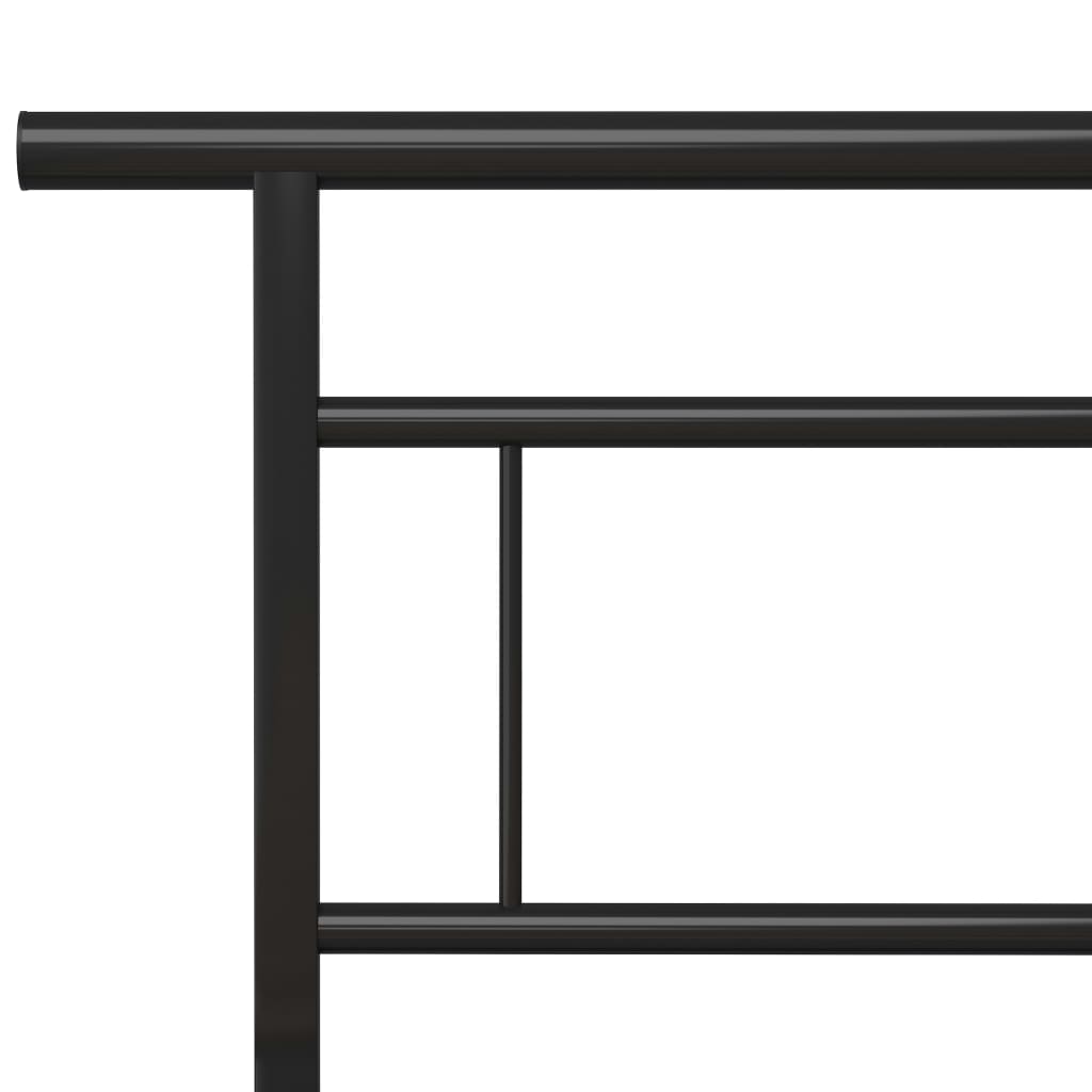 Bettgestell Grau Metall 90x200 cm