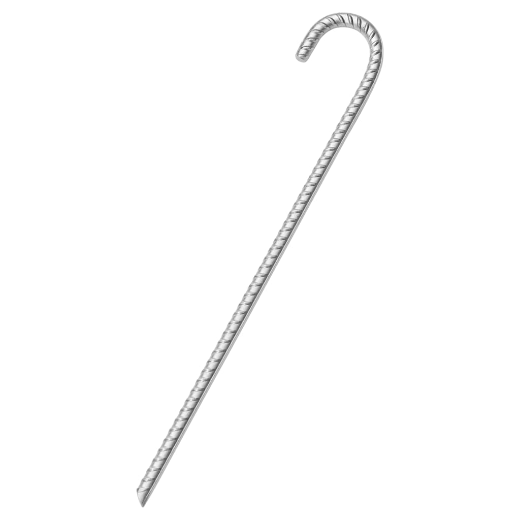 Zeltheringe 6 Stk. 37 cm Ø10 mm Verzinkter Stahl
