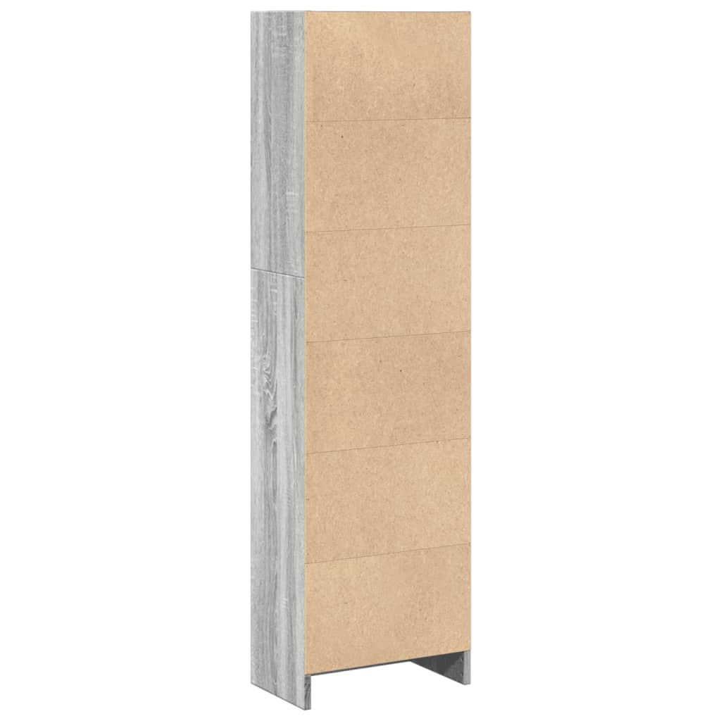 Bücherregal Weiß 40x24x75 cm Holzwerkstoff