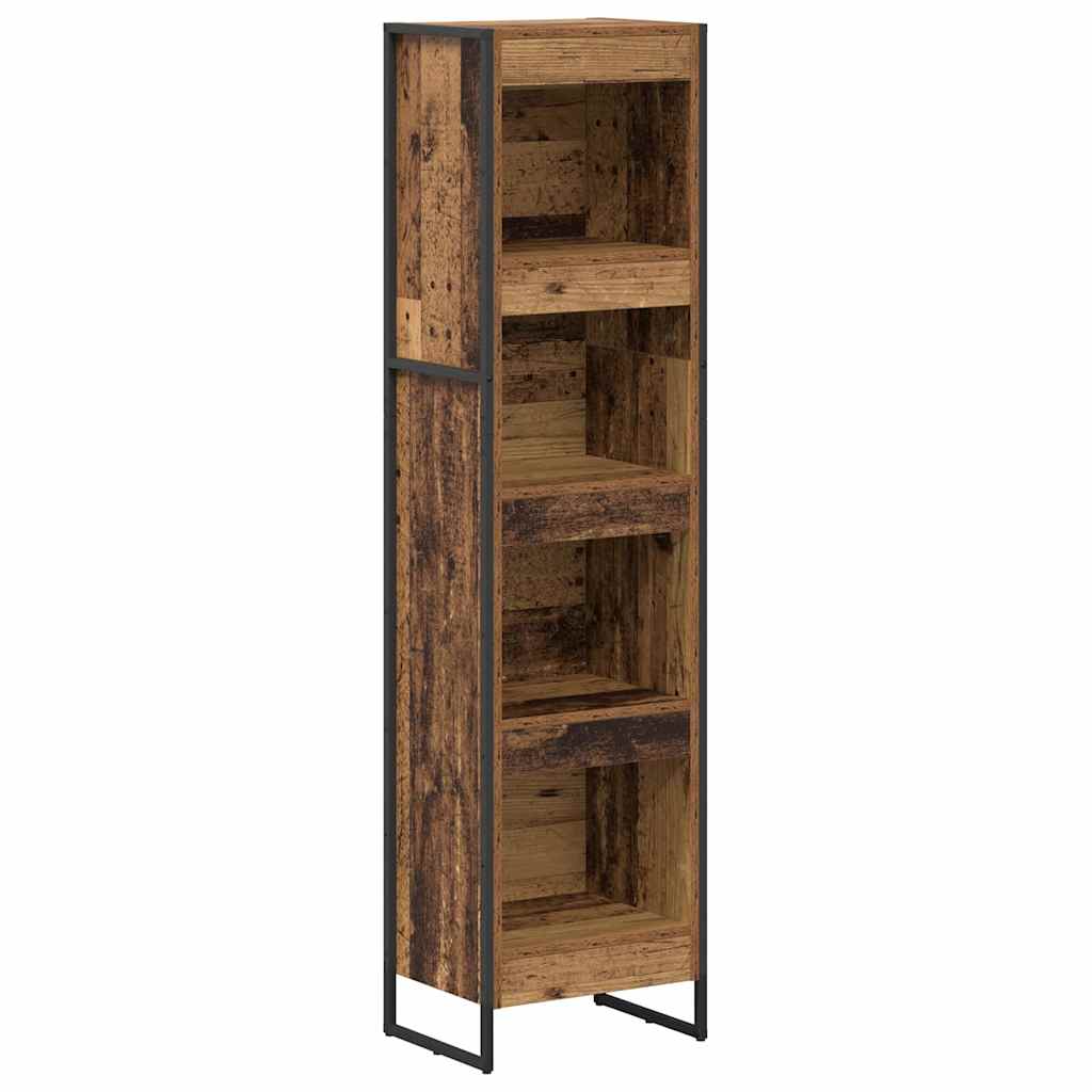 Bücherregal 2 pcs Schwarz Eichen-Optik 60 x 30 x 189,5 cm