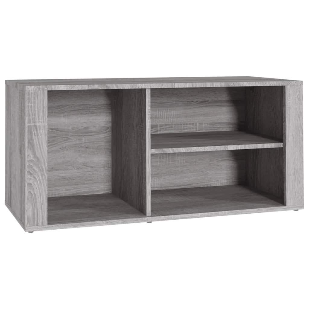 Schuhregal Weiß 100x35x45 cm Holzwerkstoff