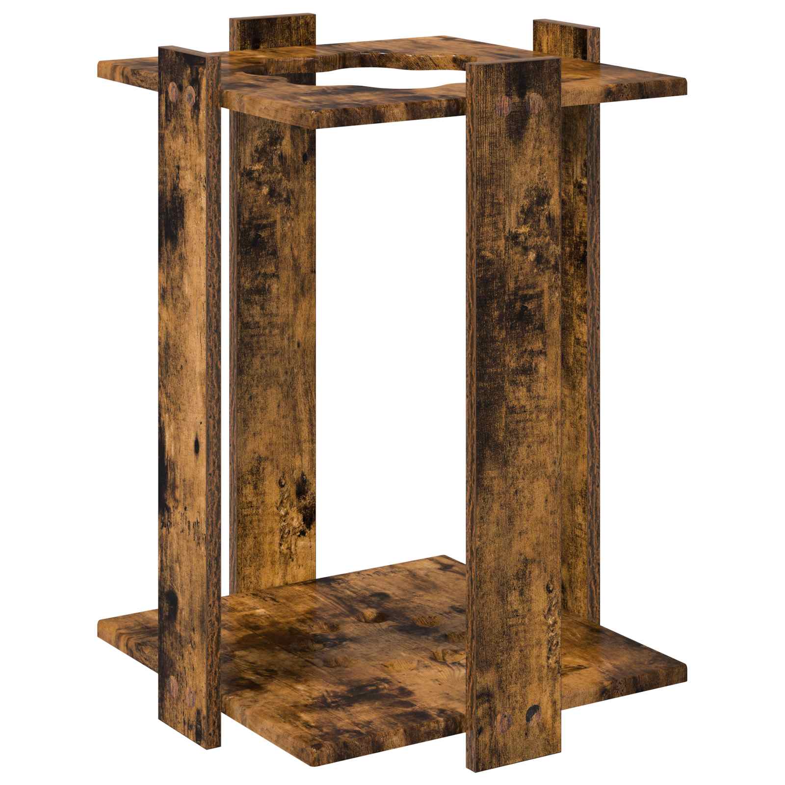 Billardqueue-Ständer Holzwerkstoff 42 x 43 x 60 cm Weiß
