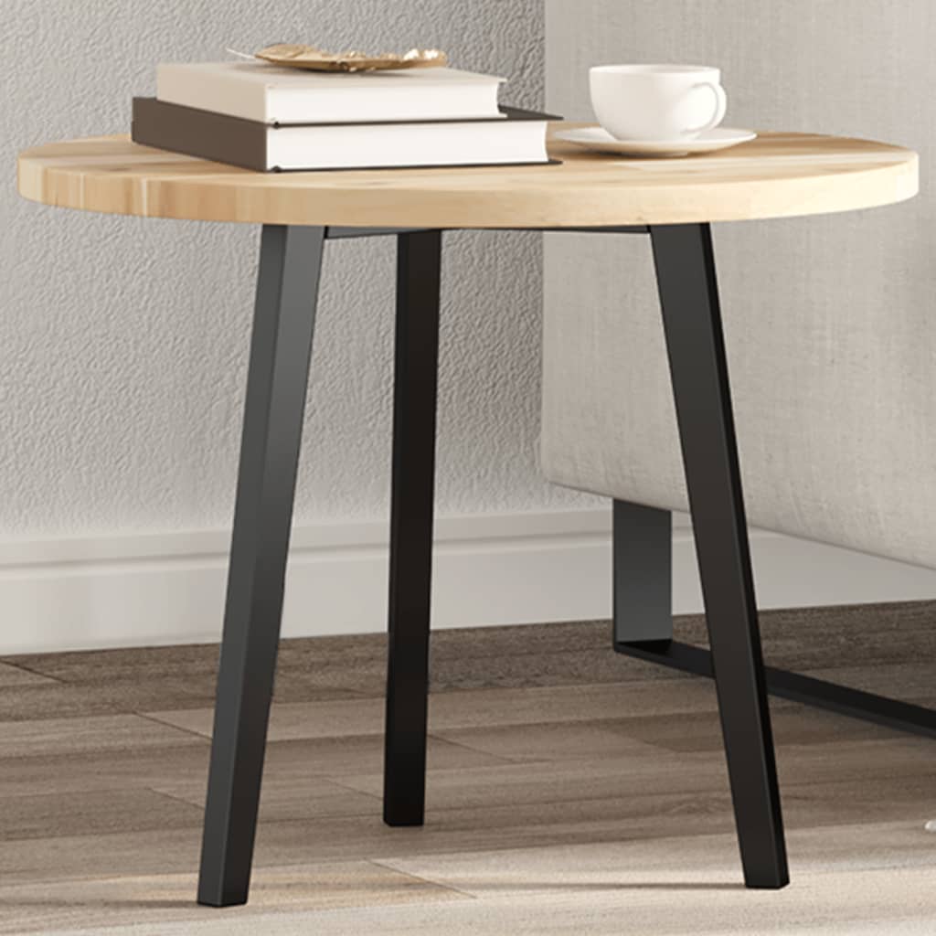 Tischplatte Rund Ø40x2 cm Massivholz Akazie